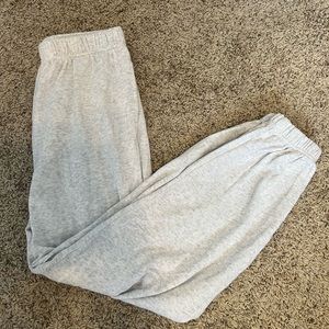 Gray garage sweats. Size small.